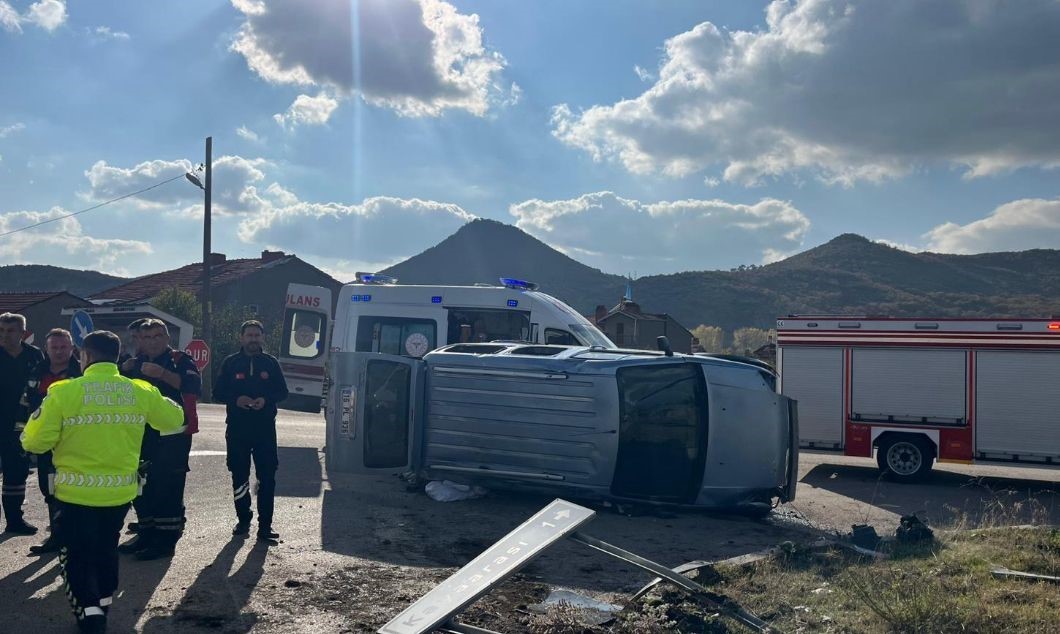 Kütahya’da trafik kazası: 7 yaralı