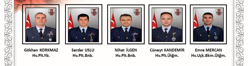 Gürcistan’daki uçak kazasında şehit olan askerlerin naaşları Ankara Adli Tıp Kurumu’na getirildi