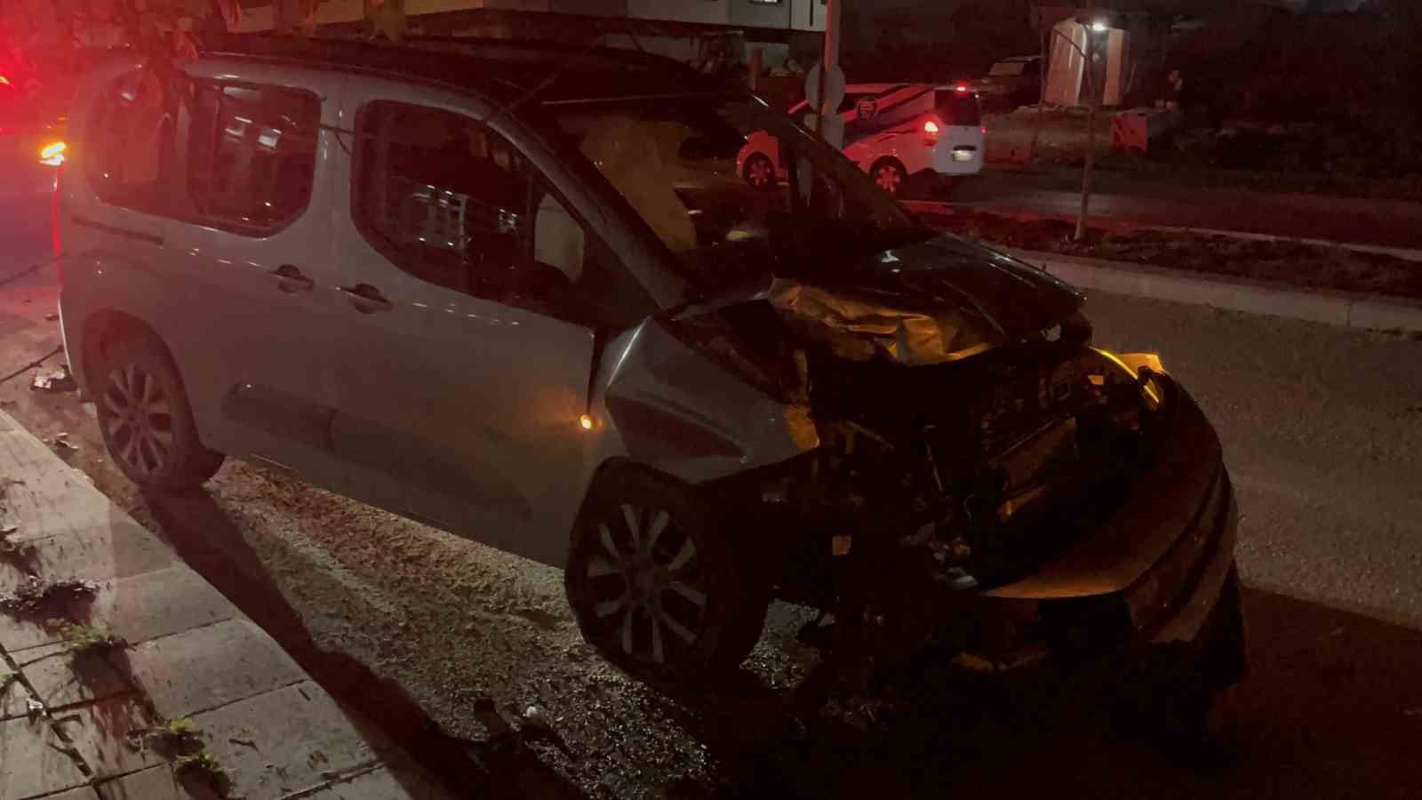 Kazaya karıştı, 2.14 promil alkoll&uuml; &ccedil;ıktı
