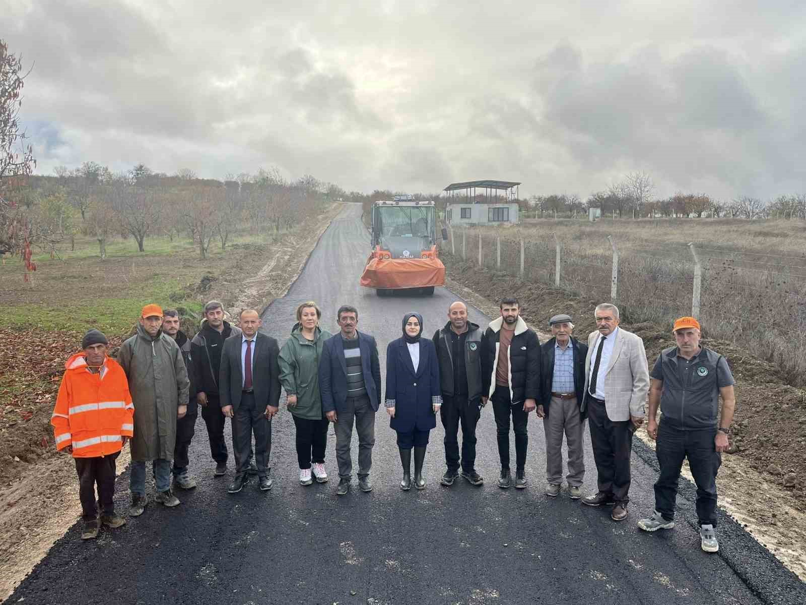 Kaymakam Kılıç, yol çalışmaları yerinde incelendi
