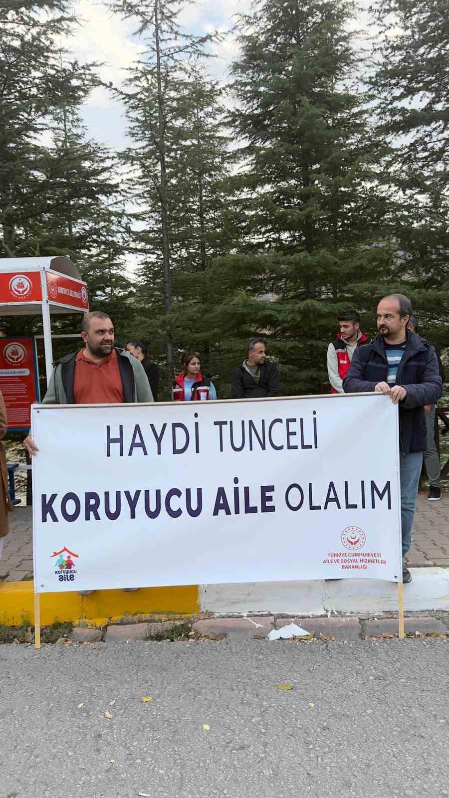 Tunceli, koruyucu aile farkındalık etkinlikleri
