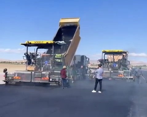 Van Ferit Melen Havalimanı’ndaki pist yenileme çalışmaları tamamlandı
