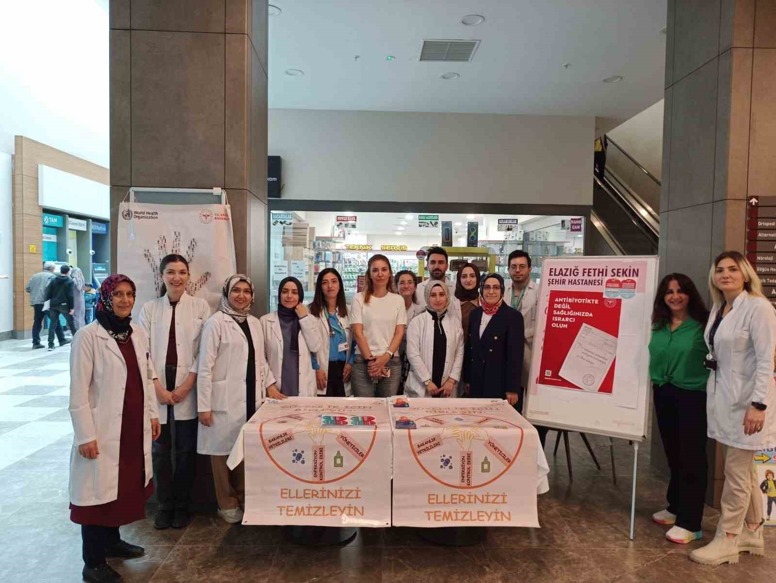 Elazığ’da antimikrobiyal farkındalık haftası etkinliği