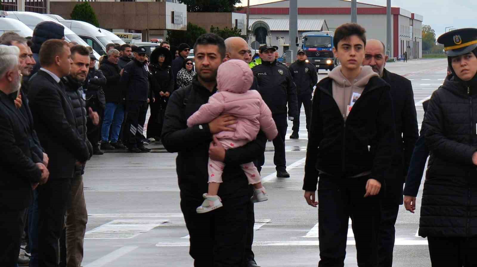 Şehit Altıok’un cenazesi Samsun’a getirildi
