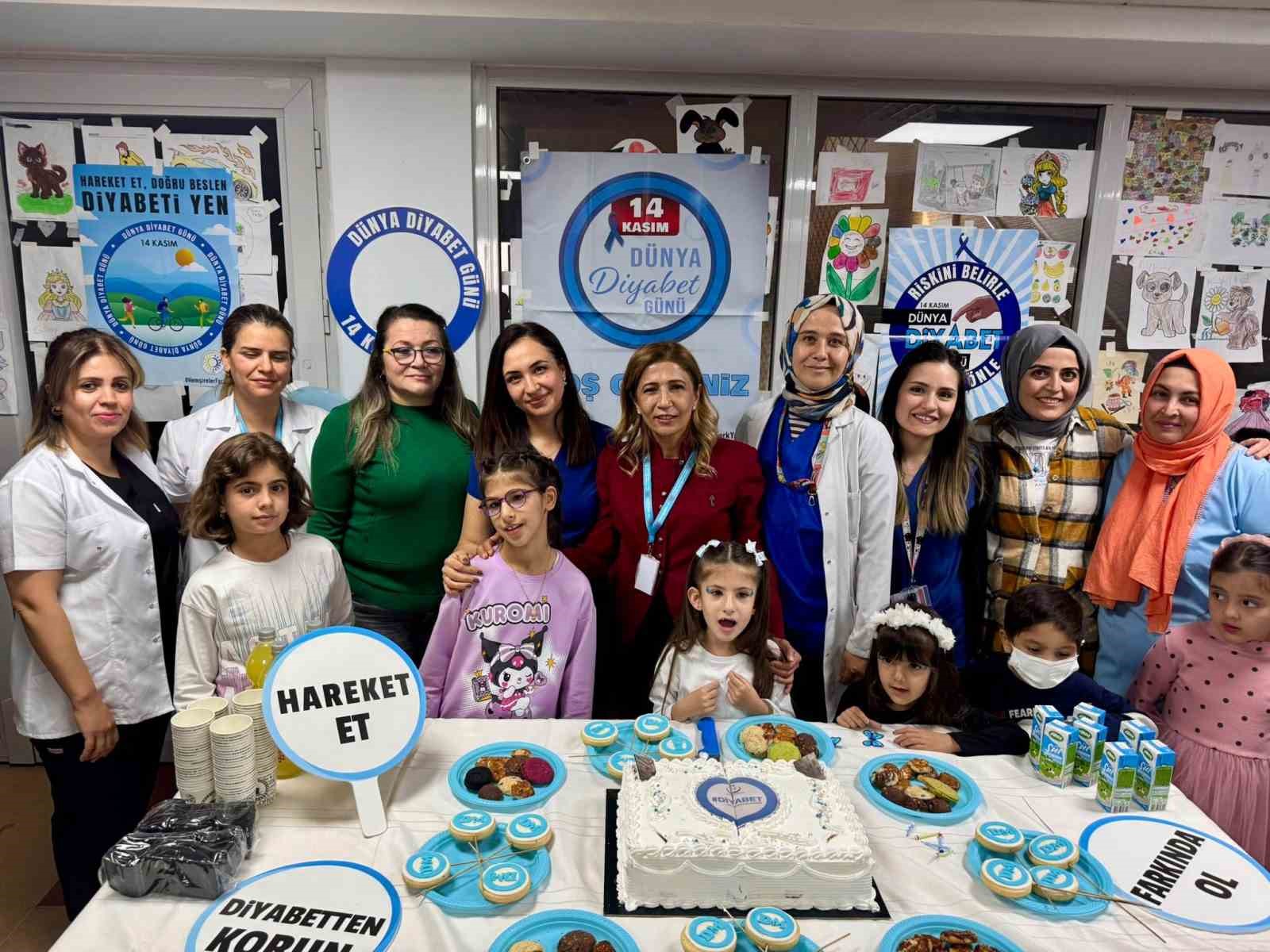 D&uuml;nya Diyabet G&uuml;n&uuml;nde &ccedil;ocuklara &ouml;zel etkinlik
