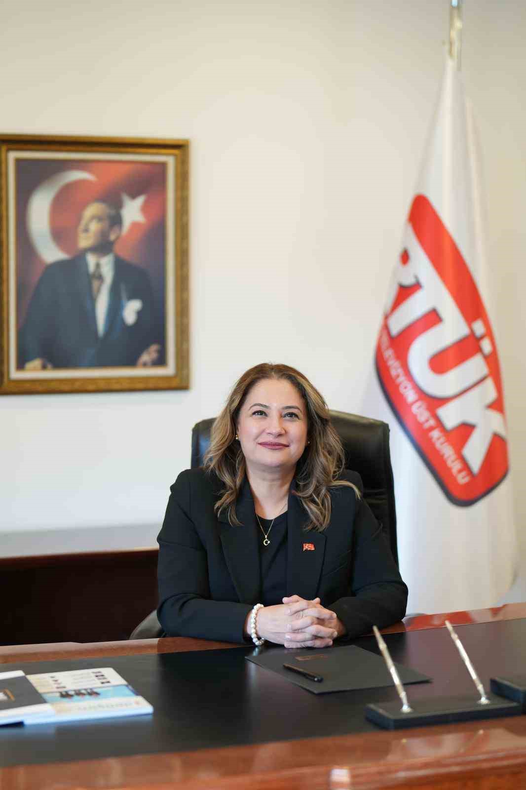 RT&Uuml;K&rsquo;&uuml;n ilk kadın başkan vekili Deniz G&uuml;&ccedil;er oldu
