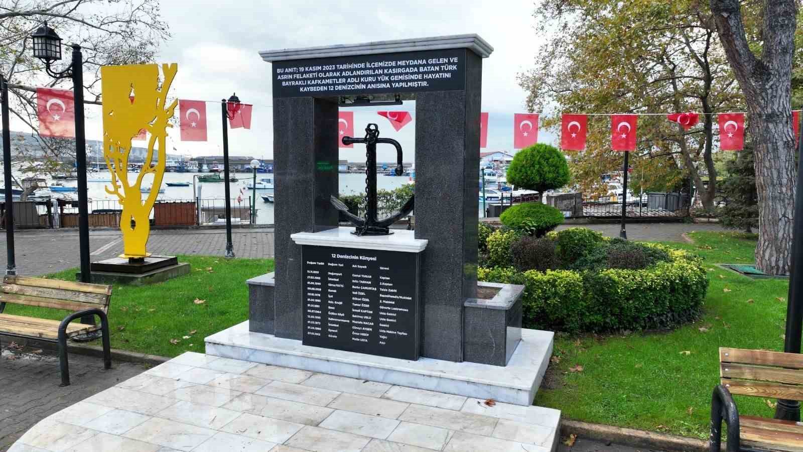 Kafkametler Gemisi mürettebatının isimleri Kdz. Ereğli sahilinde yaşayacak