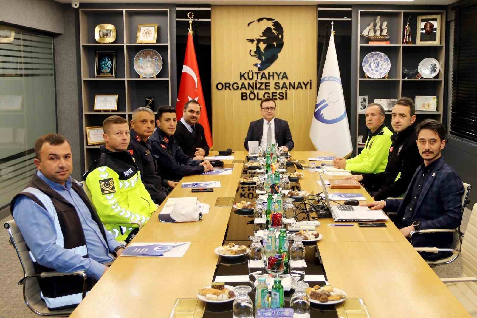 Kütahya OSB’de bağlantı yolu değerlendirme toplantısı