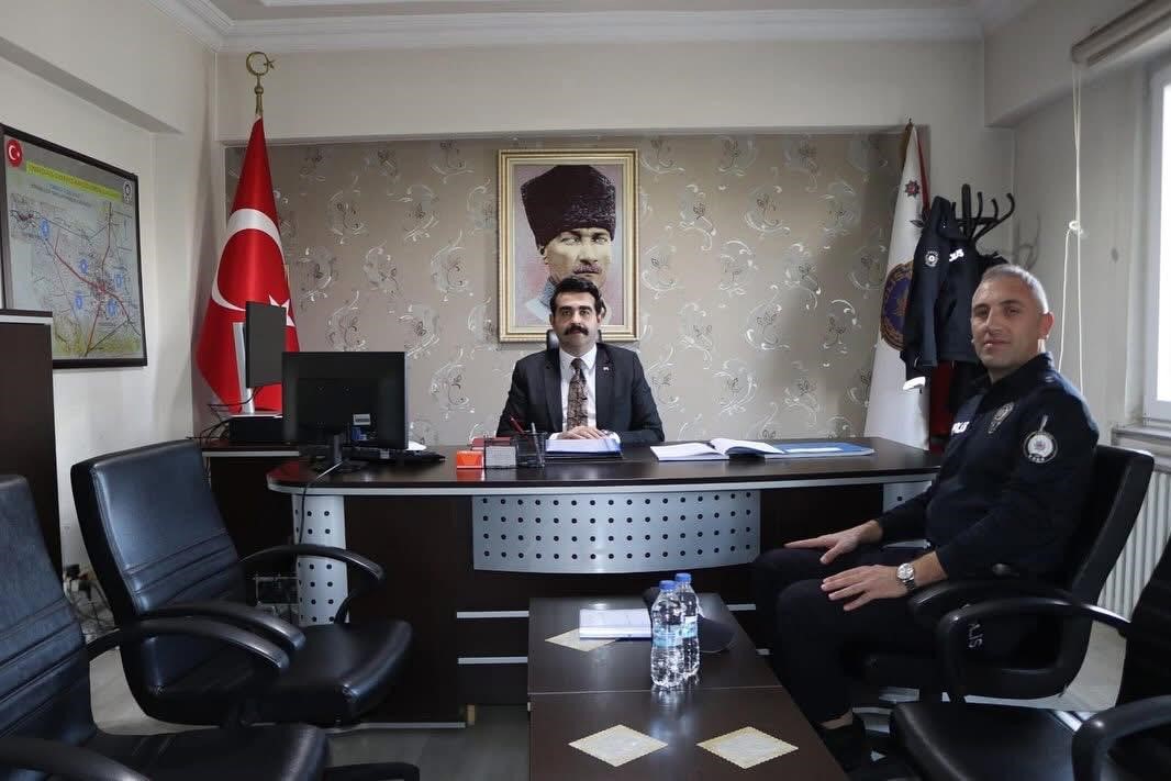 Kaymakam Eser; kolluk kuvvetlerini ziyaret etti
