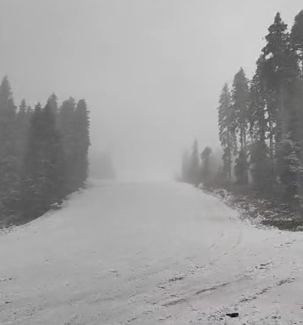 Ilgaz Dağı beyaza büründü
