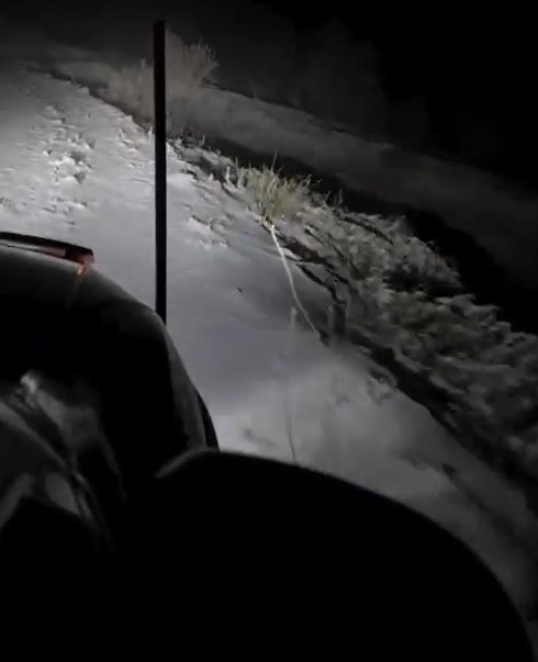 Çankırı’da kar yağışı etkili oldu