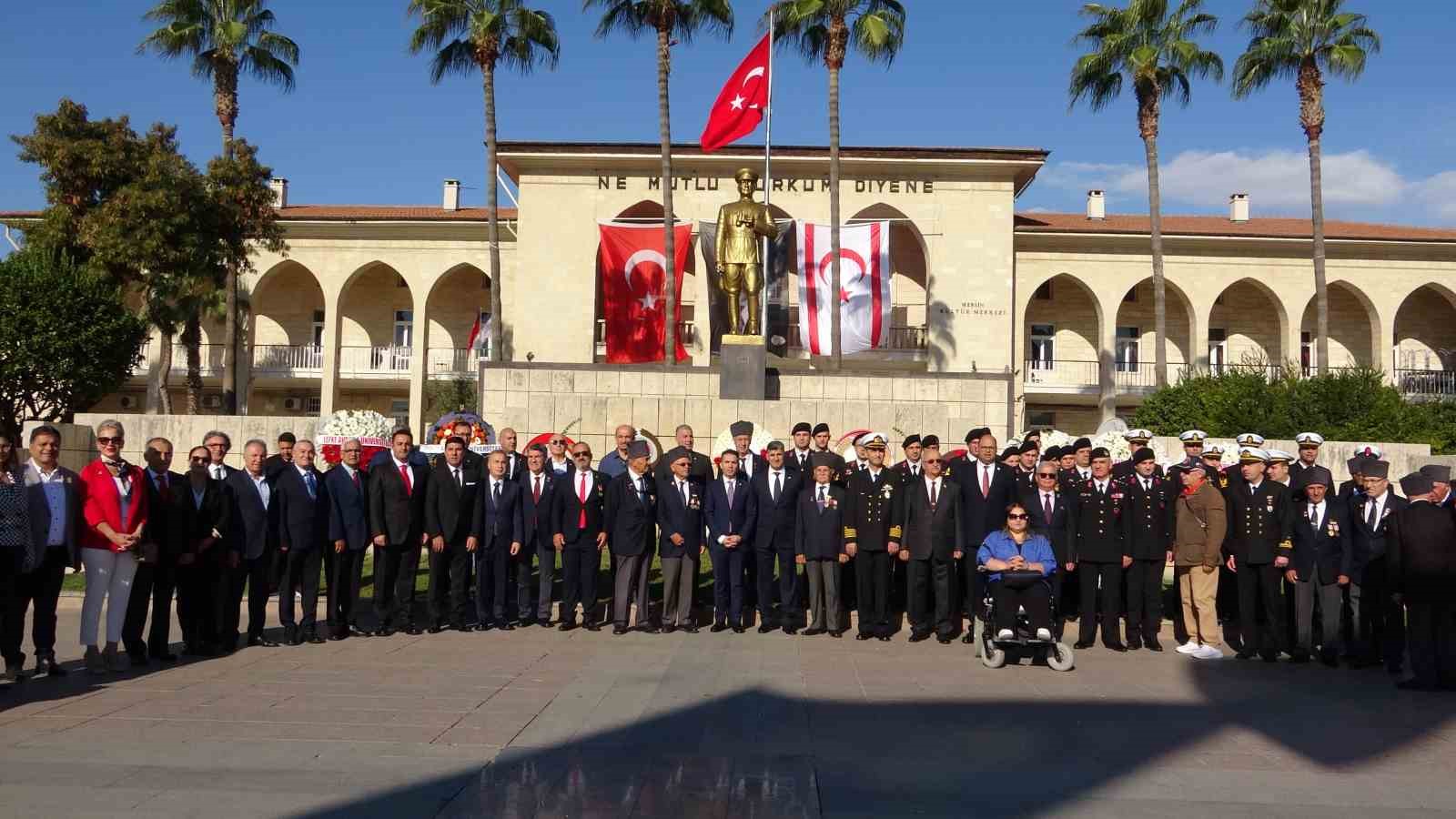 KKTC’nin kuruluşunun 42. yıl dönümü Mersin’de törenle kutlandı