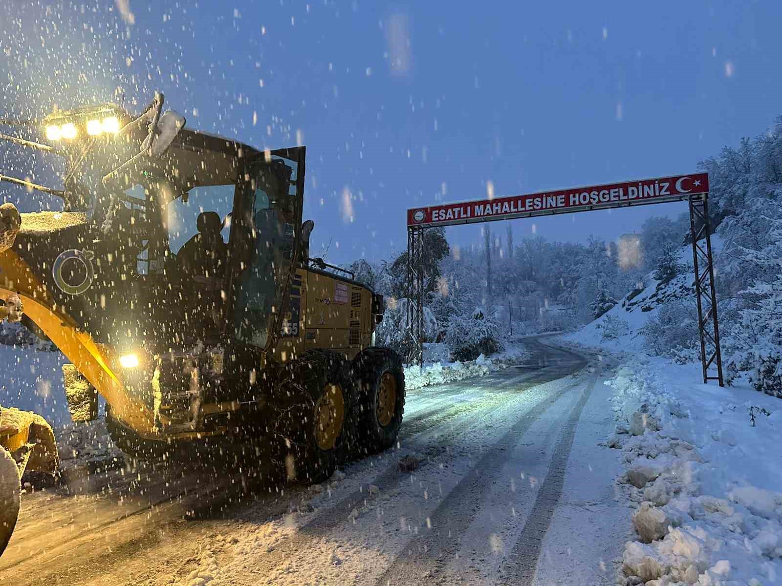 Ordu’da karla mücadele çalışmaları