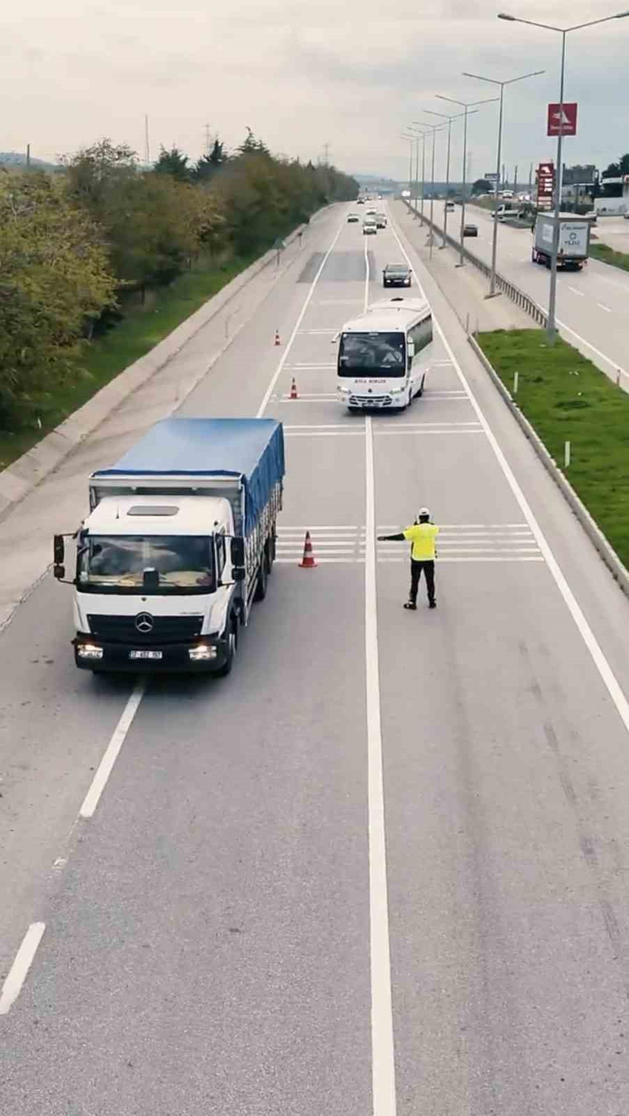 Çanakkale’de kış lastiği kontrolleri başladı