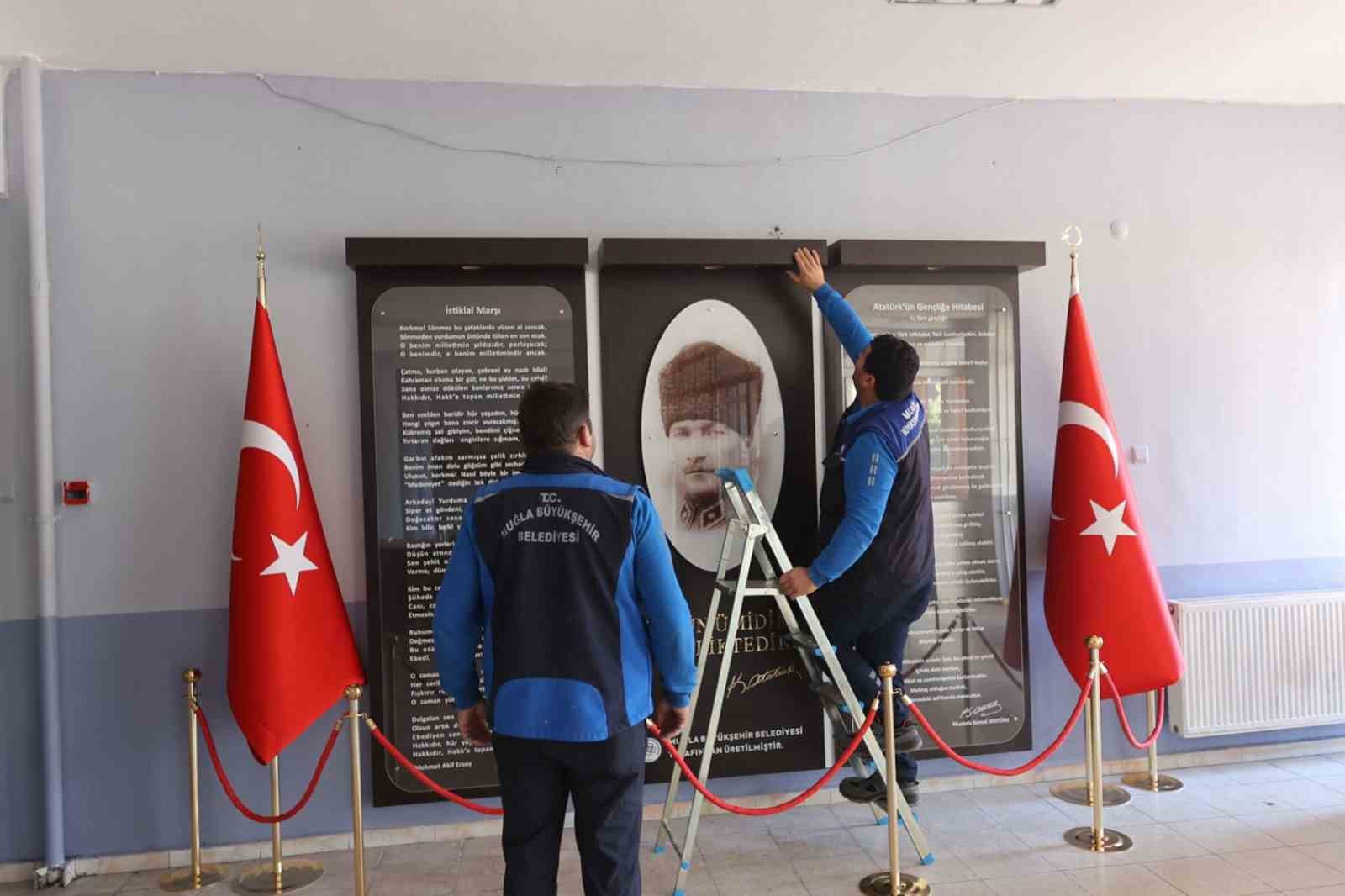 Muğla B&uuml;y&uuml;kşehir&rsquo;den okullara ara tatil bakımı
