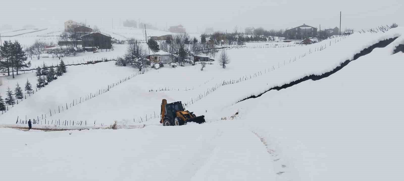 Ordu’da karla mücadele çalışmaları