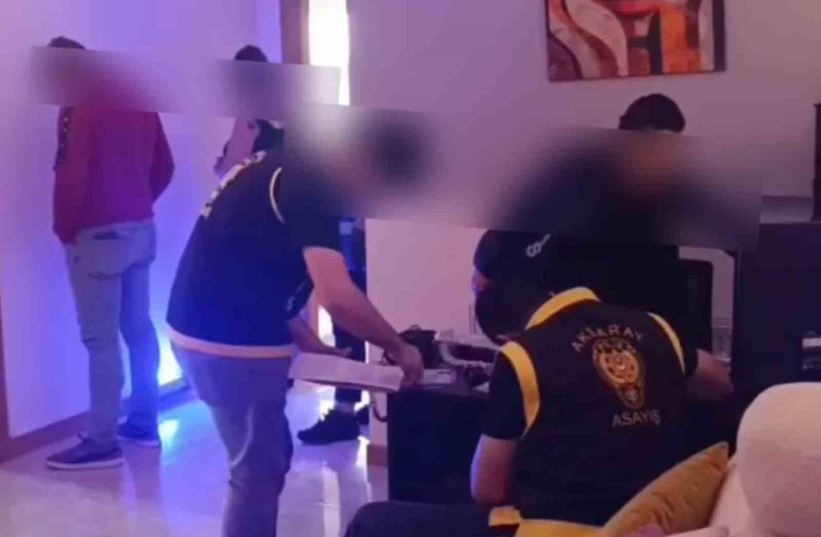 Aksaray’da fuhuş operasyonu: 3 tutuklama