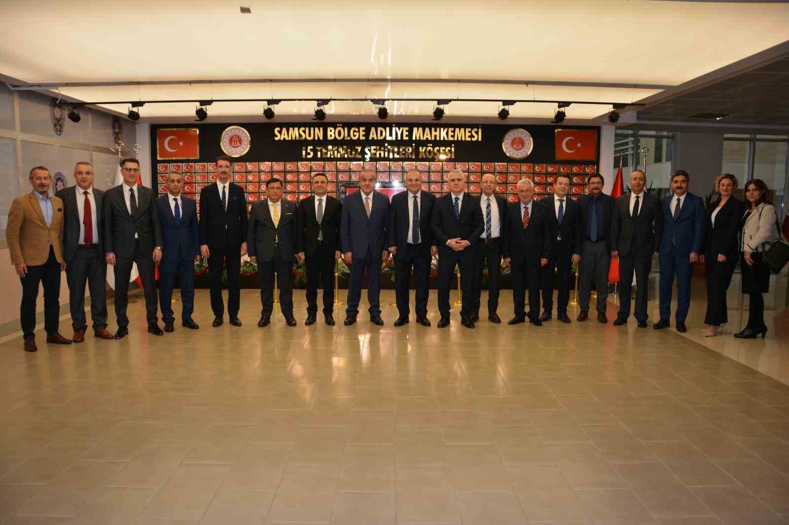 HSK üyelerinden Samsun adliyelerine ziyaret