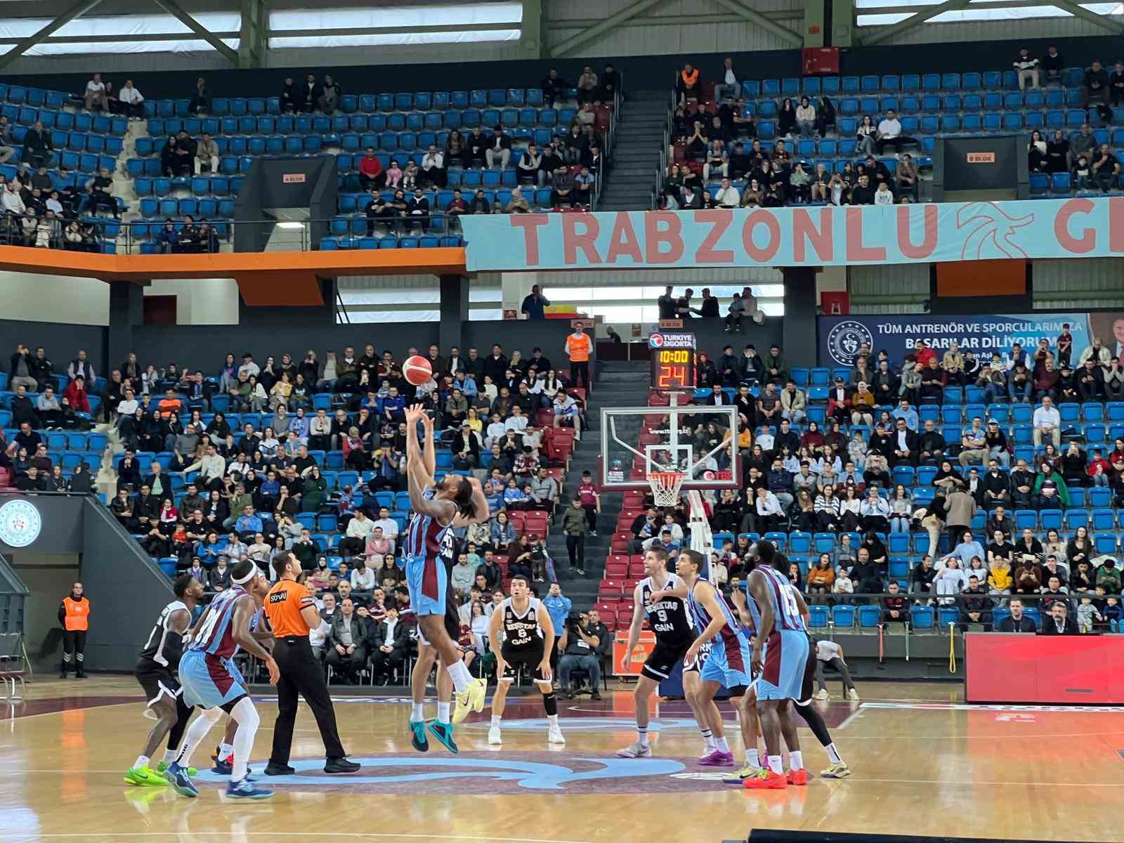 Türkiye Sigorta Basketbol Ligi: Trabzonspor: 84 - Beşiktaş: 98