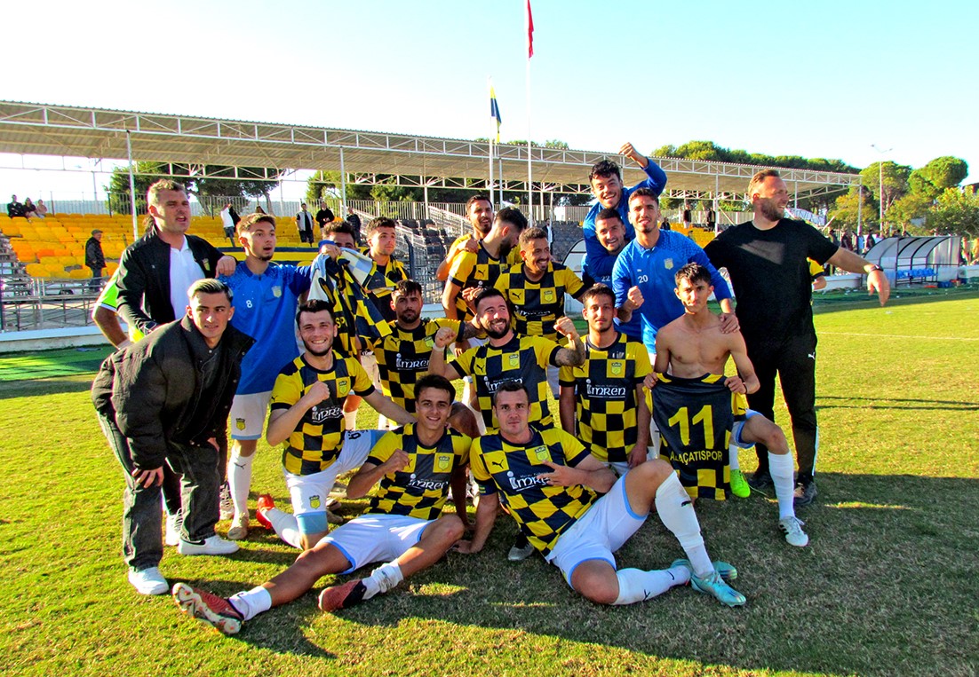 İmren Alaçatıspor, 90. dakikada gelen golle 3 puanı aldı