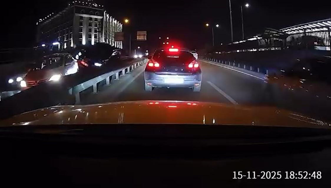 Bursa&rsquo;da zincirleme kaza kameraya yansıdı
