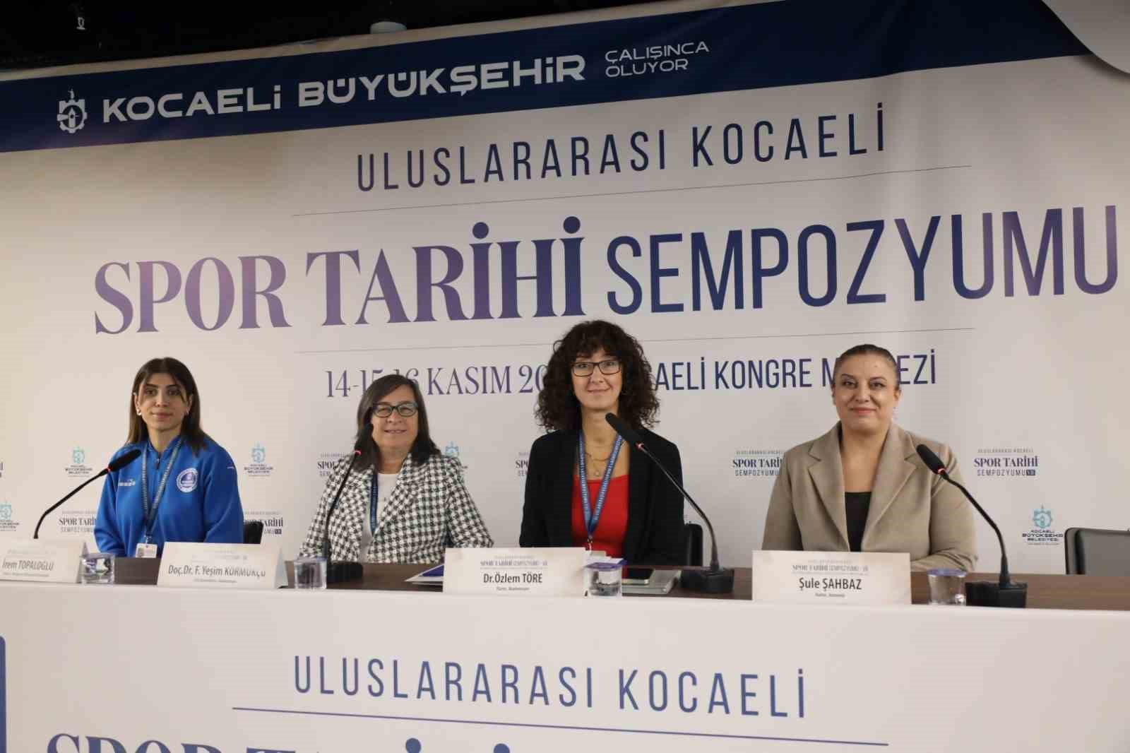 Kadın sporcular sempozyumda yaşadıkları zorlukları anlattı