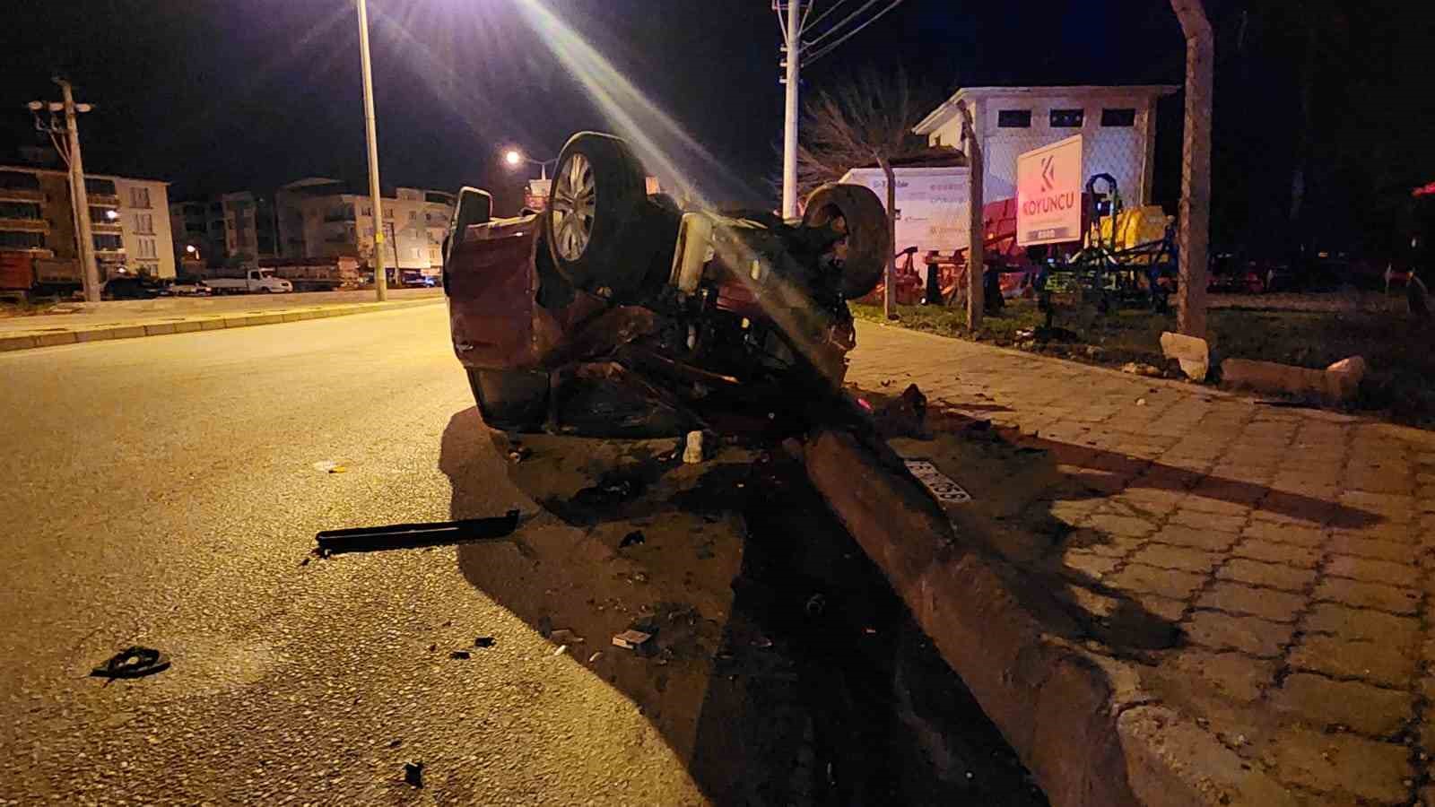 Hızlı otomobil, ortalığı savaş alanına çevirdi