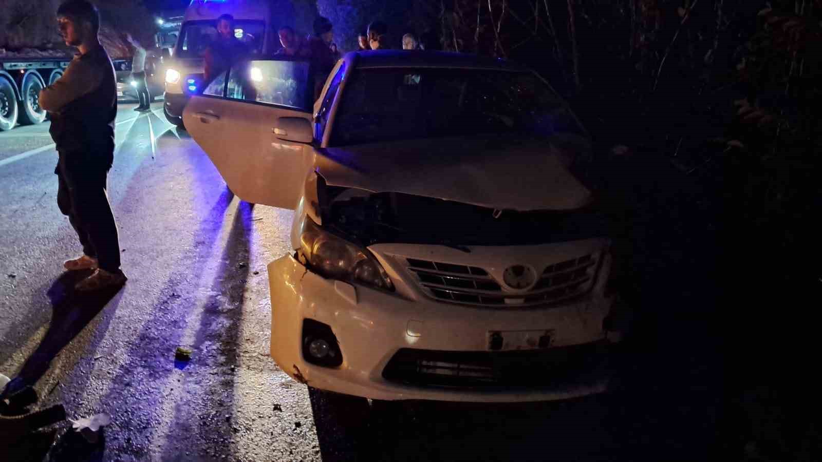 Bursa’da tır ile otomobil çarpıştı: 1 yaralı
