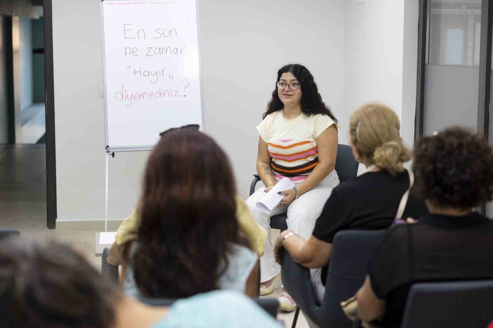 Mersin’de kadınlara sağlıklı sınırlar eğitimi