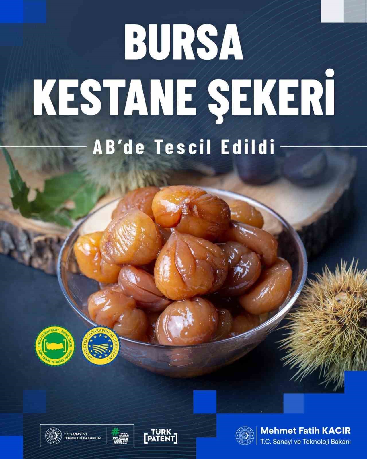 İpsala Pirinci ve Bursa Kestane Şekeri AB&rsquo;de tescillendi
