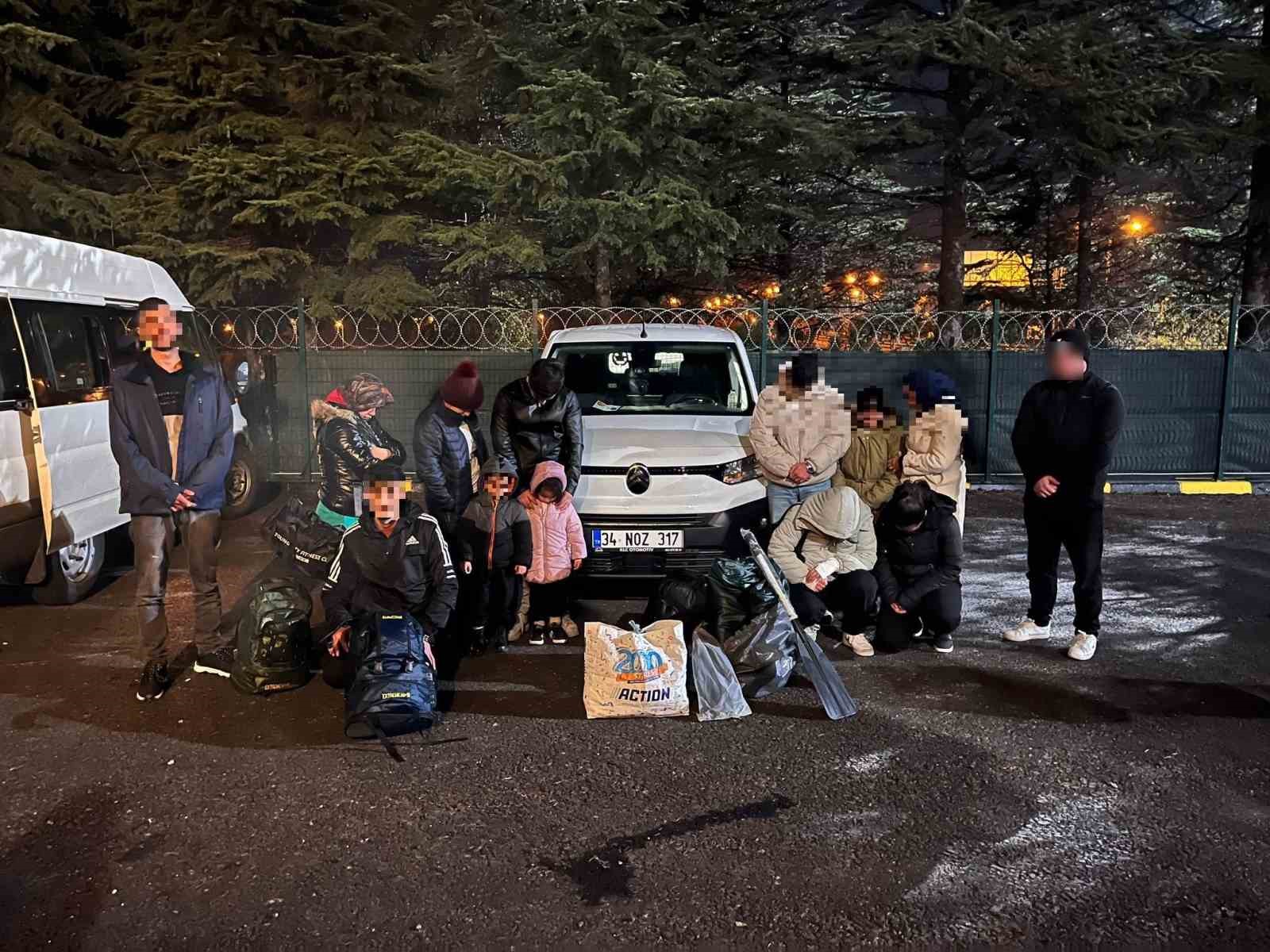 Tekirdağ’da 20 düzensiz göçmen yakalandı