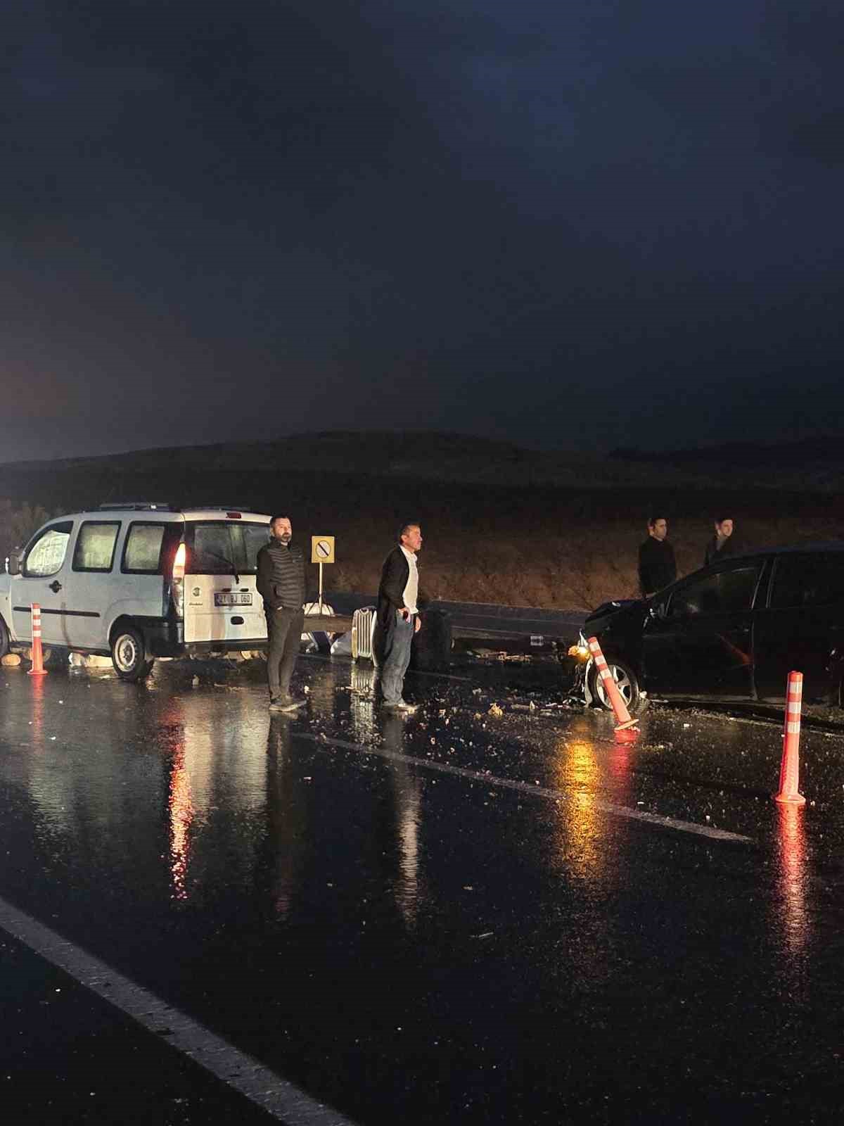 Siirt’te maddi hasarlı trafik kazası