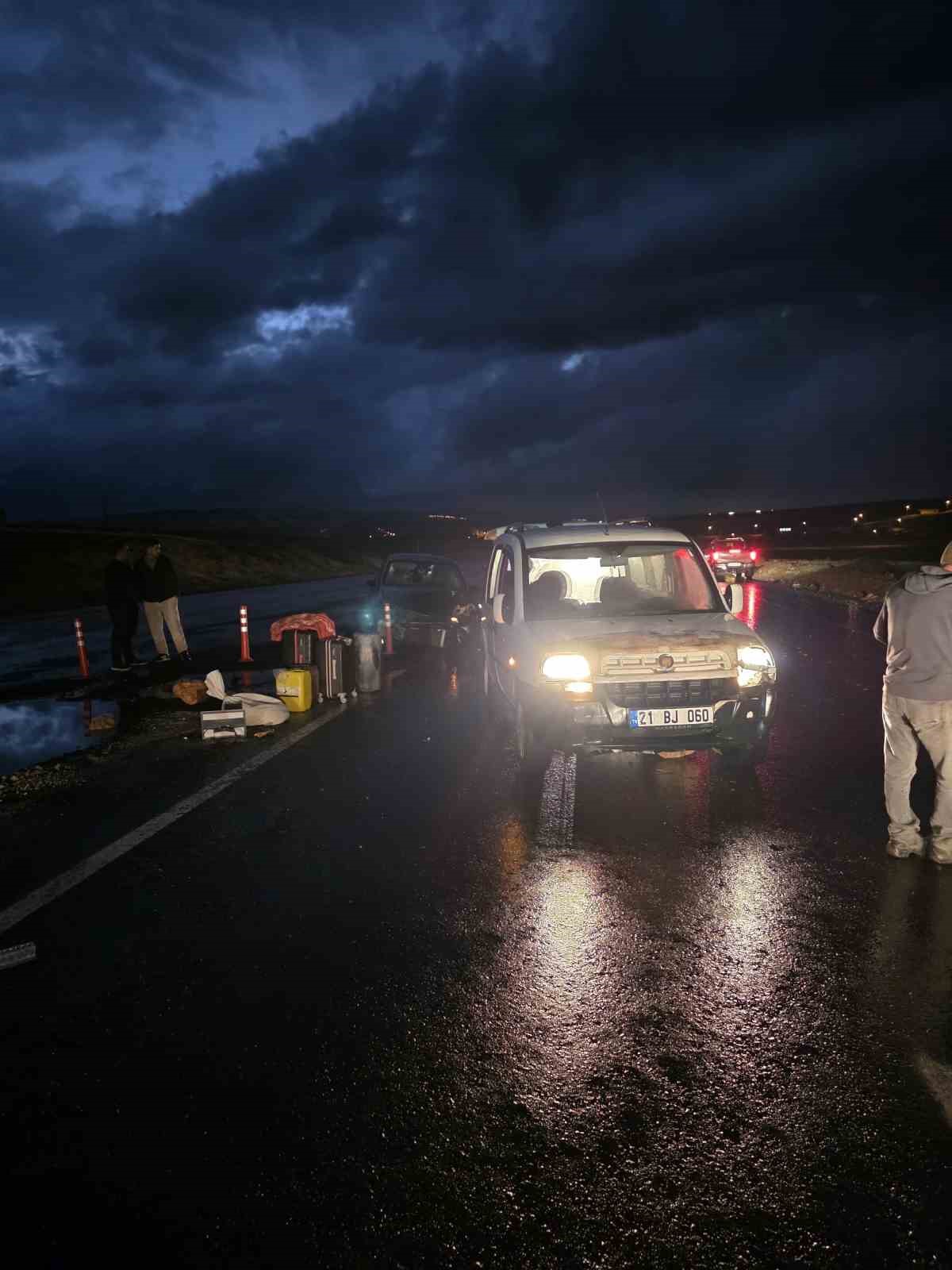 Siirt’te maddi hasarlı trafik kazası