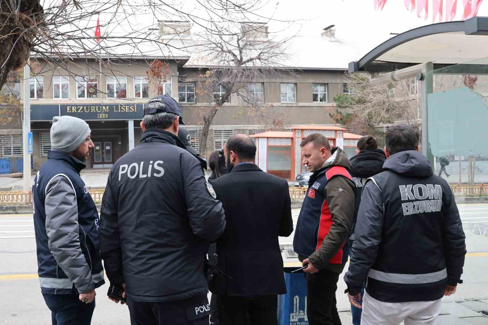 Erzurum&rsquo;da polis 134 şahsı yakaladı
