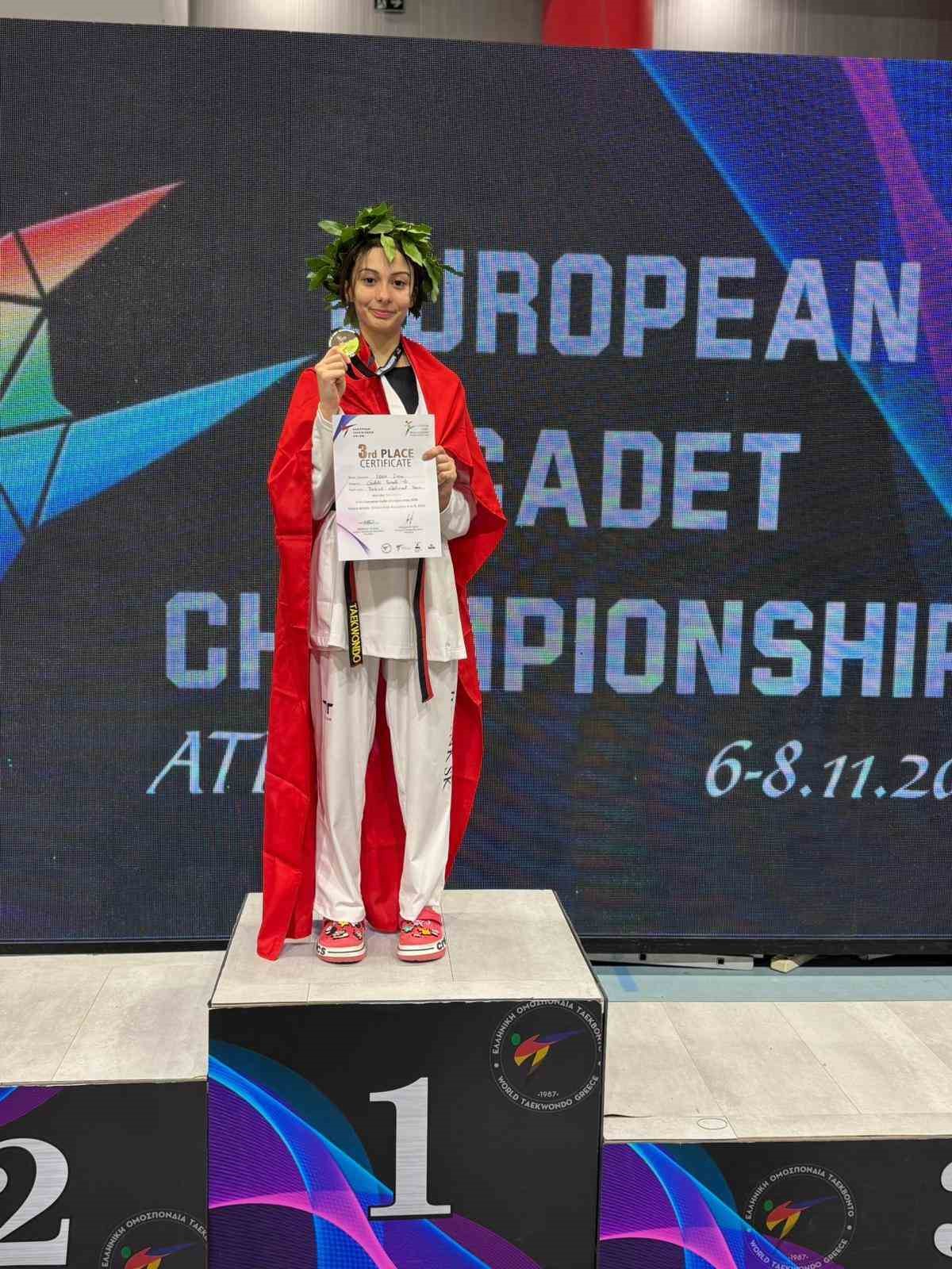 Bilecikli tekvandocudan Avrupa Şampiyonası’nda büyük başarı