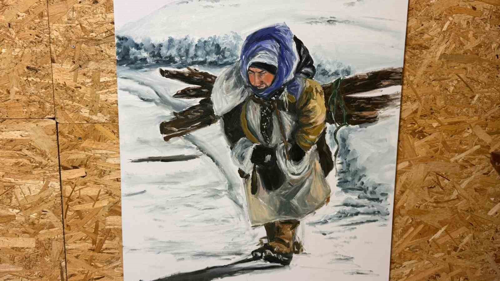 Yayla kültürünü ve Uzungöl’ün unutulan hikayelerini tuvale taşıyor
