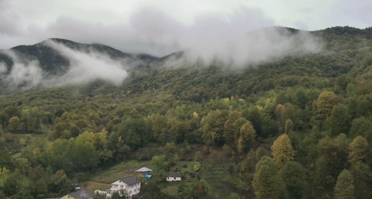 Sis bulutlarıyla kaplanan Çankırı’da mest eden görüntüler
