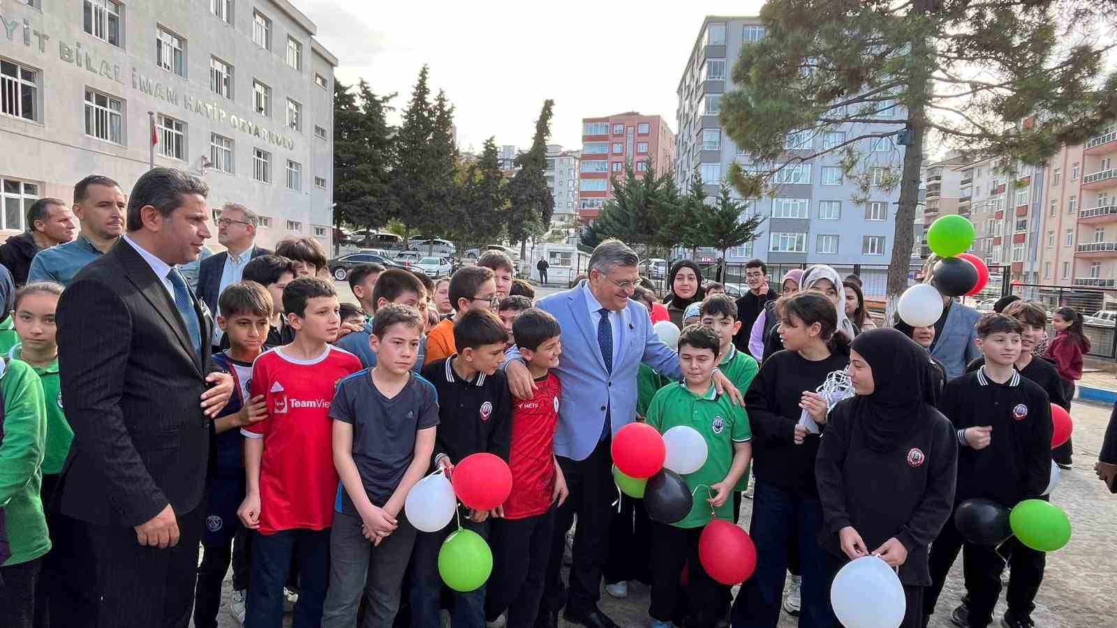 Sinop’ta Gazze için fidan dikimi
