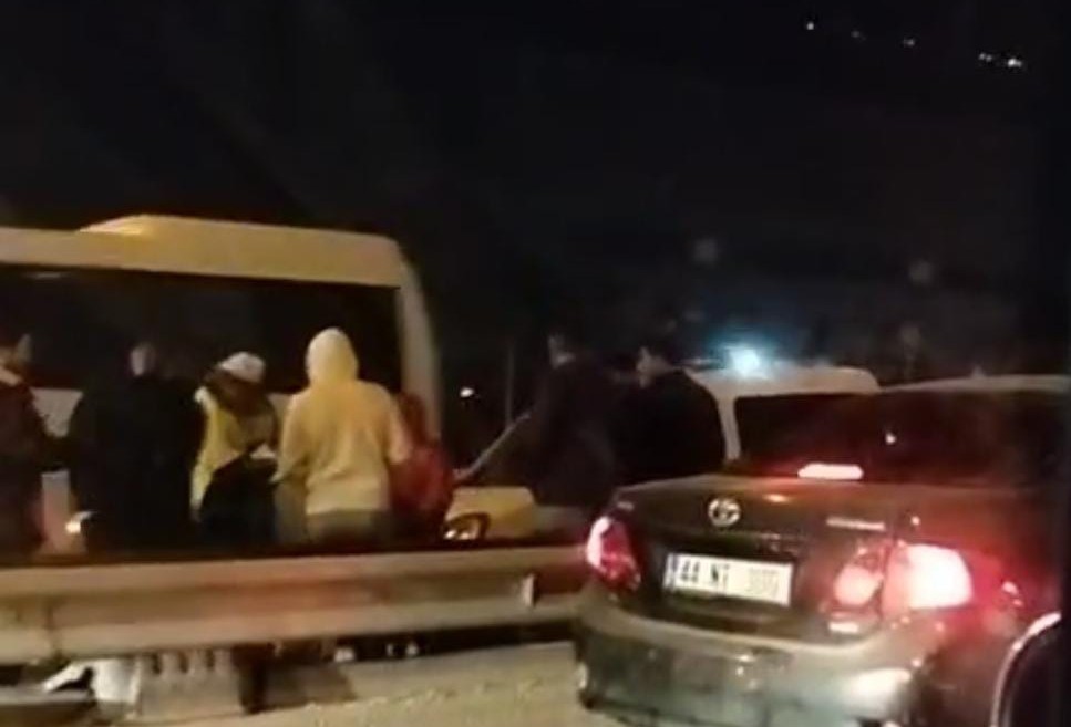 Malatya’da zincirleme trafik kazası: 2 yaralı