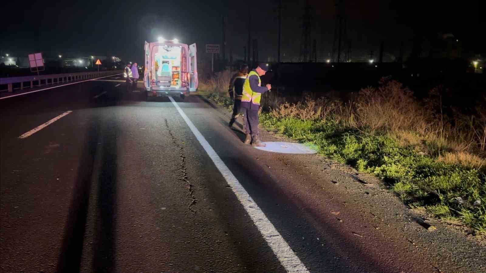 Kırklareli’de aracın çarpması ile metrelerce uzağa savrulan şahıs hayatını kaybetti