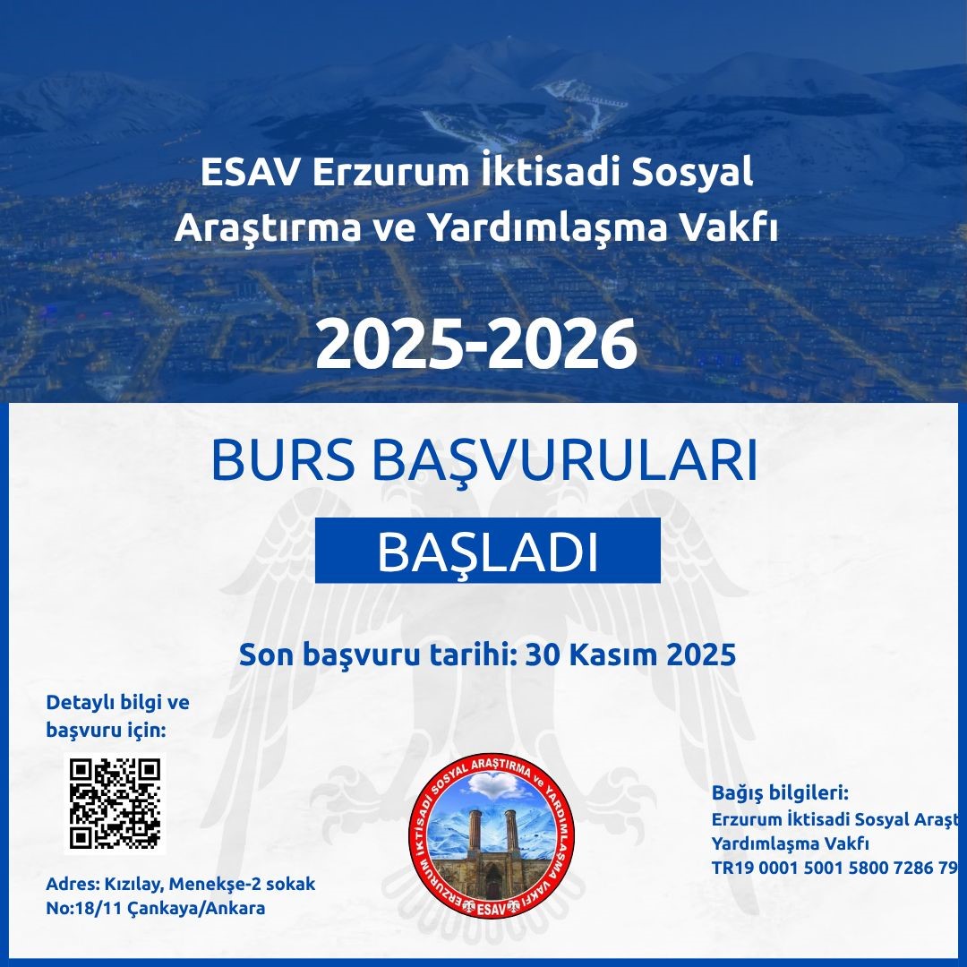 ESAV’dan Erzurumlu öğrencilere burs