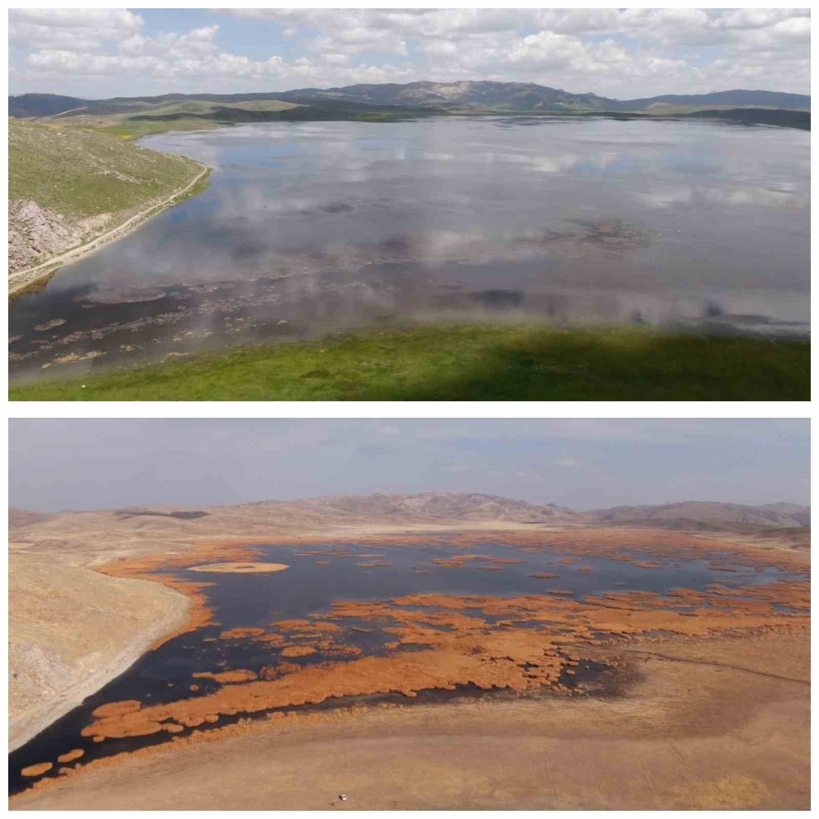 Van’ın 2 bin 800 yıllık mühendislik harikası kuruyor: Keşiş Gölü’nde su seviyesi endişe veriyor
