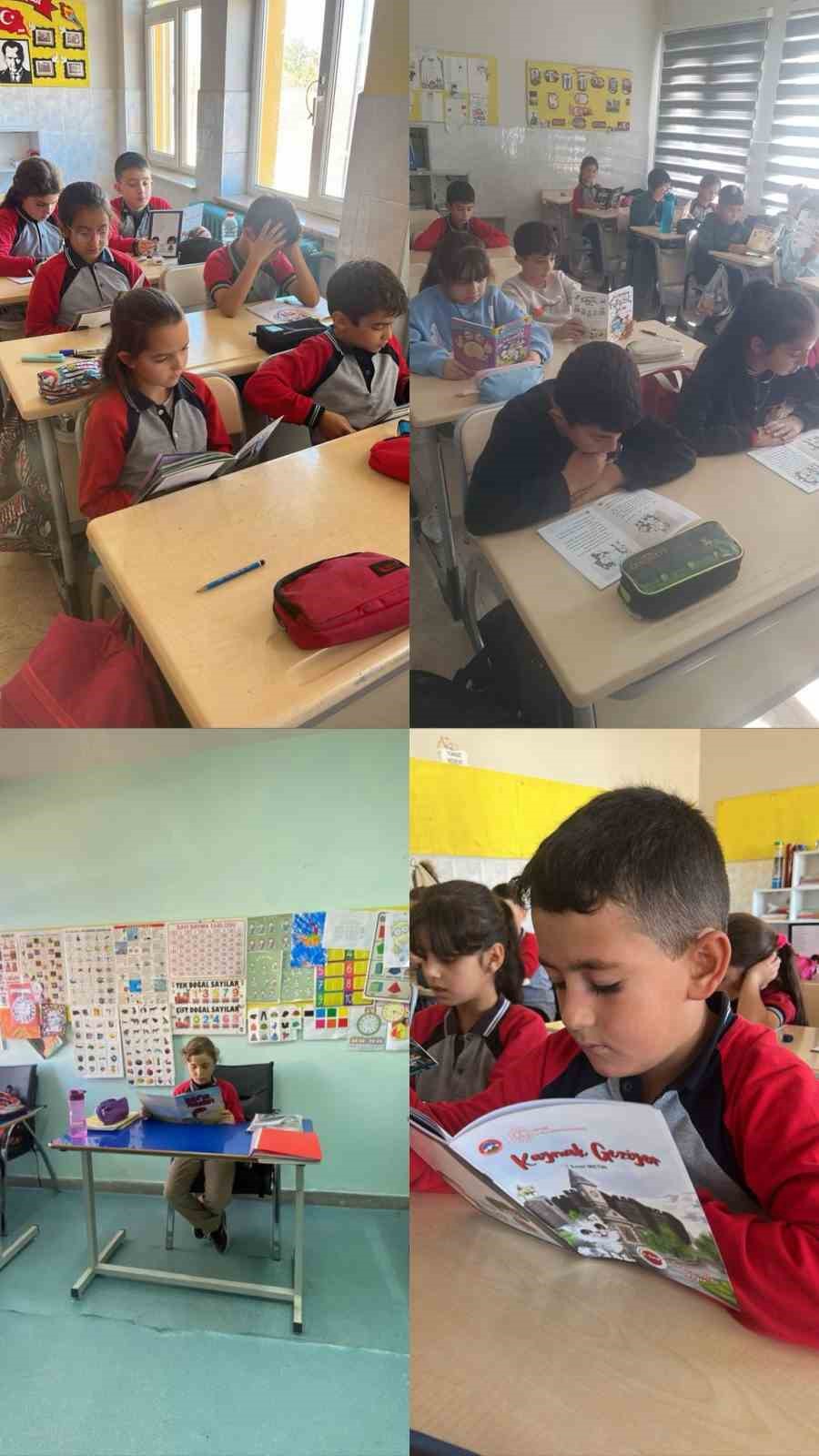 Tomarza’da kitap okuma etkinliği düzenlendi