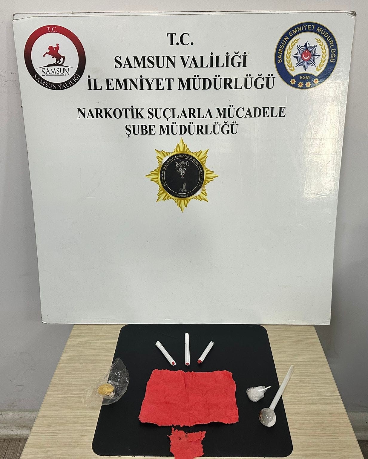 Bafra’da uyuşturucu operasyonu: 2 gözaltı