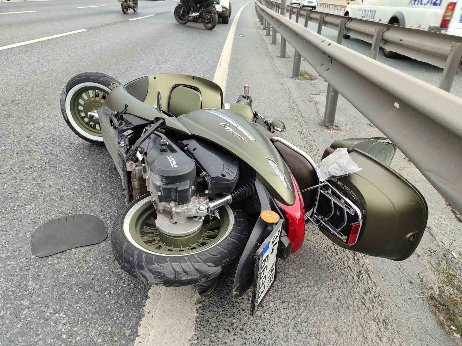 Küçükçekmece’de motosiklet kazası: 1ölü