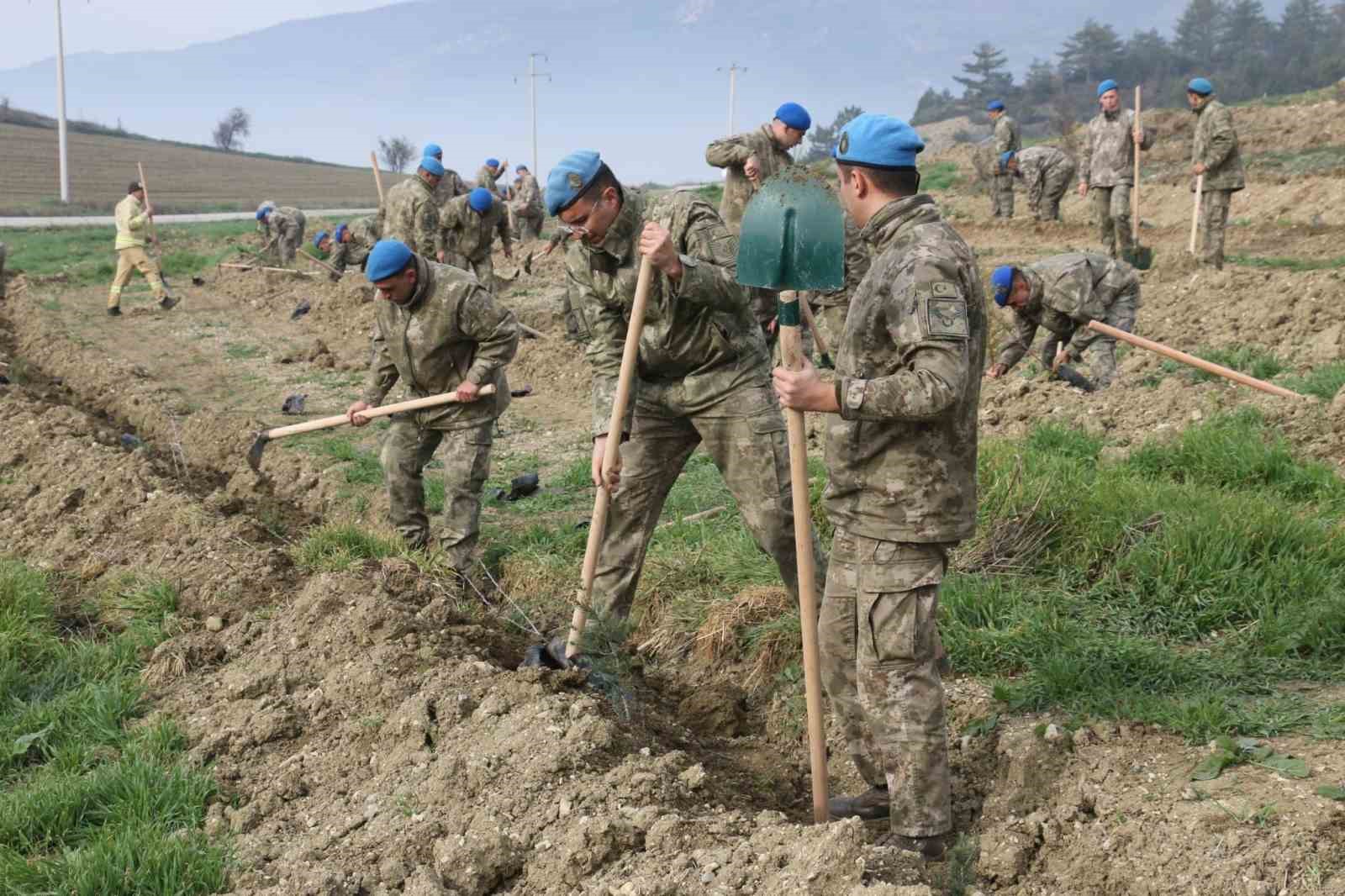 Bolu’da komandolar yeşil vatanda geleceğe nefes oldu