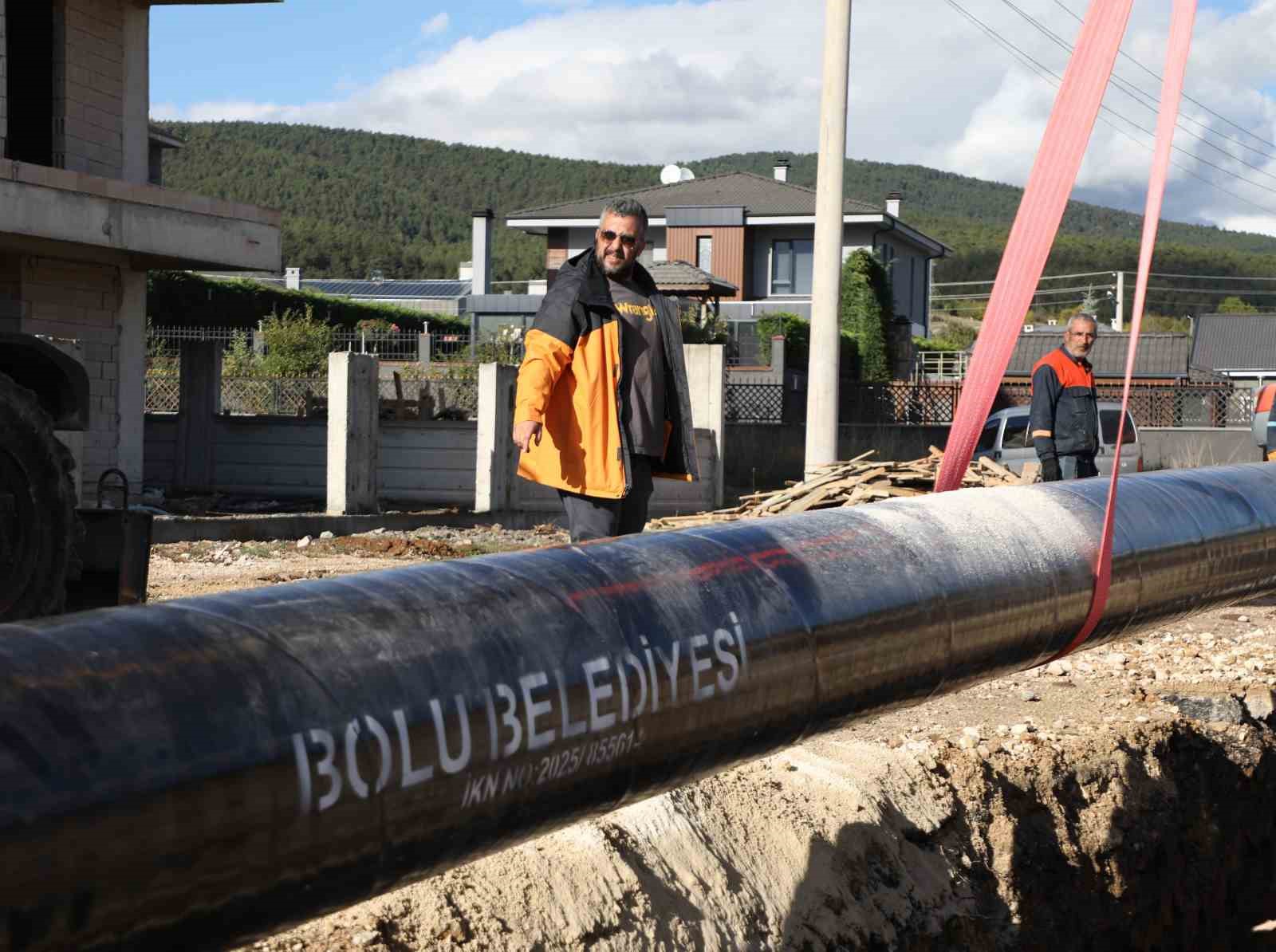 Bolu’da su kesintisine yol açan alt yapı sorunu düzeltiliyor