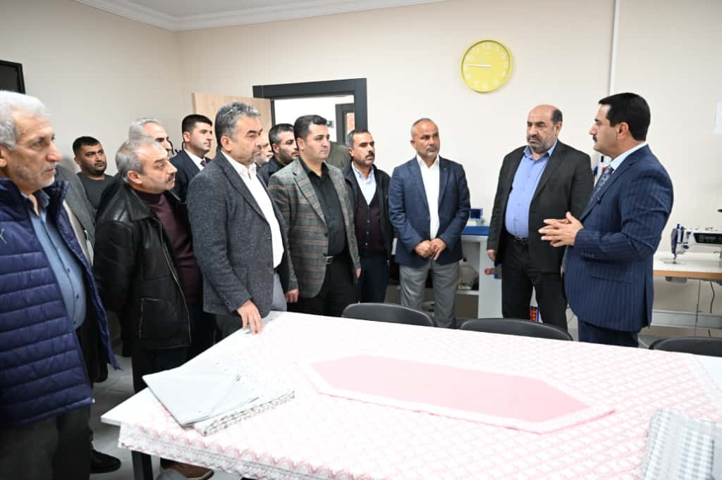 Başkan Taşkın, tamamlanan projeleri teşkilatla inceledi