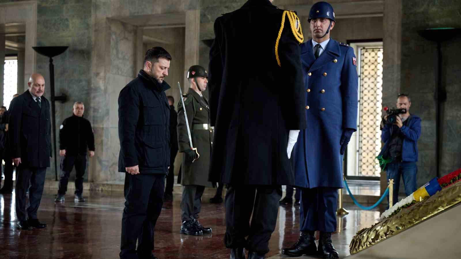 Ukrayna Devlet Başkanı Zelenskiy Anıtkabir’de
