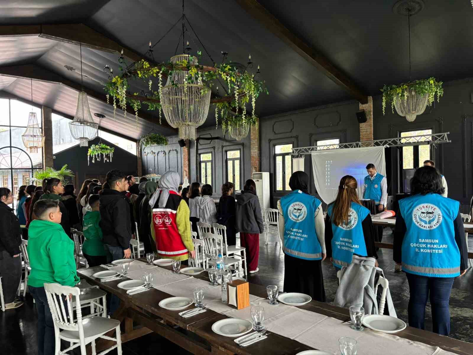 Samsun’da Dünya Çocuk Hakları Günü kutlaması
